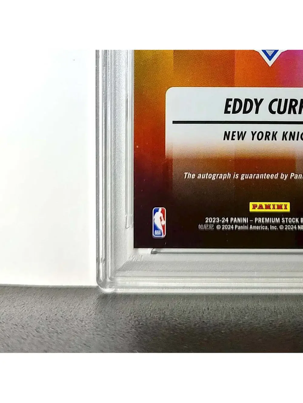 Eddy Curry 2023 Panini Premium NBA Hoops #HI-CUR Hoops Ink PSA 10 Auto 10